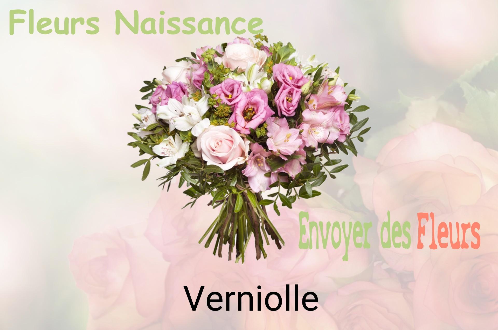 Bouquet de fleurs de naissance livré à Verniolle